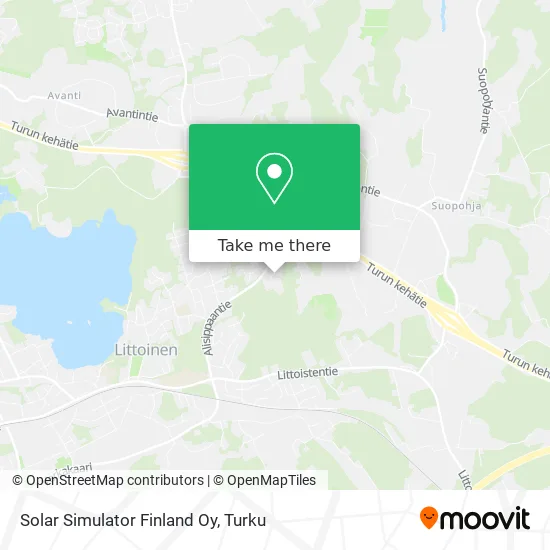 Solar Simulator Finland Oy map