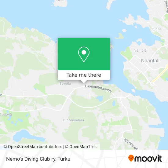 Nemo's Diving Club ry map
