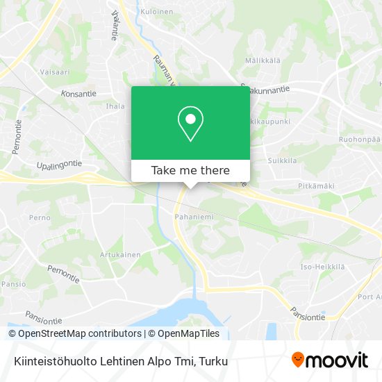 Kiinteistöhuolto Lehtinen Alpo Tmi map