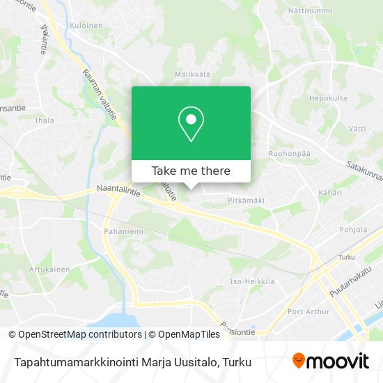 Tapahtumamarkkinointi Marja Uusitalo map