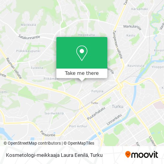 Kosmetologi-meikkaaja Laura Eenilä map