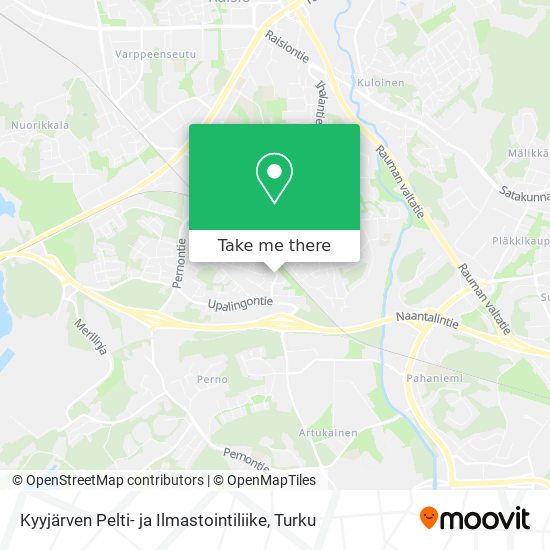 Kyyjärven Pelti- ja Ilmastointiliike map