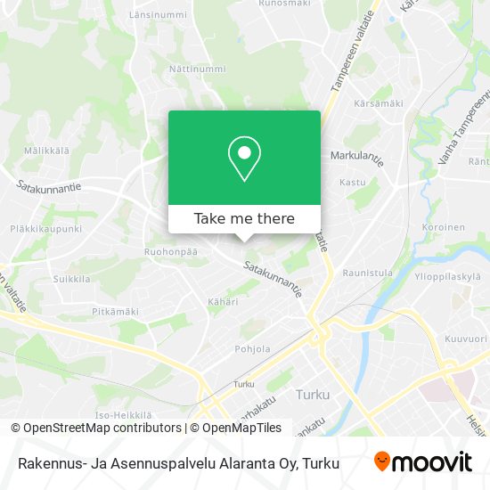 Rakennus- Ja Asennuspalvelu Alaranta Oy map