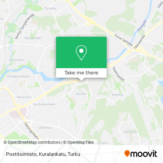 Postitoimisto, Kuralankatu map