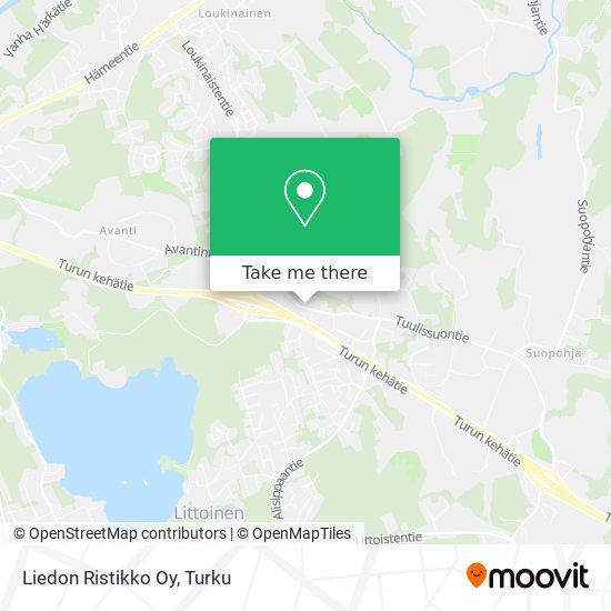 Liedon Ristikko Oy map