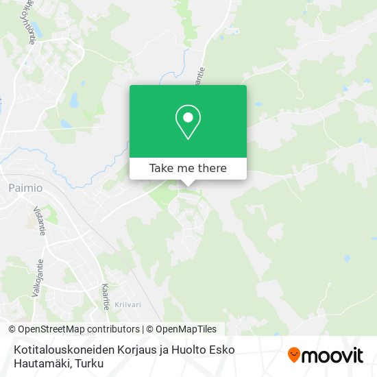 Kotitalouskoneiden Korjaus ja Huolto Esko Hautamäki map