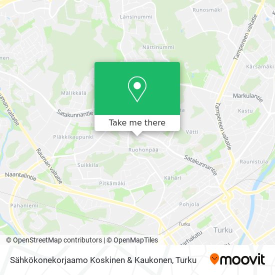 Sähkökonekorjaamo Koskinen & Kaukonen map