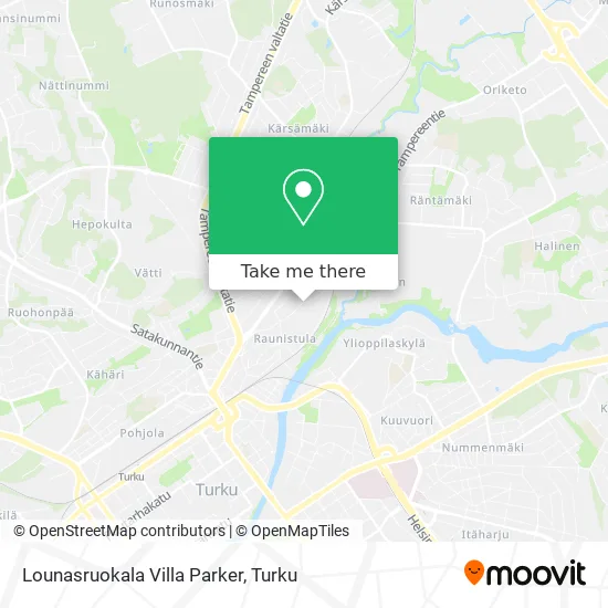 Lounasruokala Villa Parker map