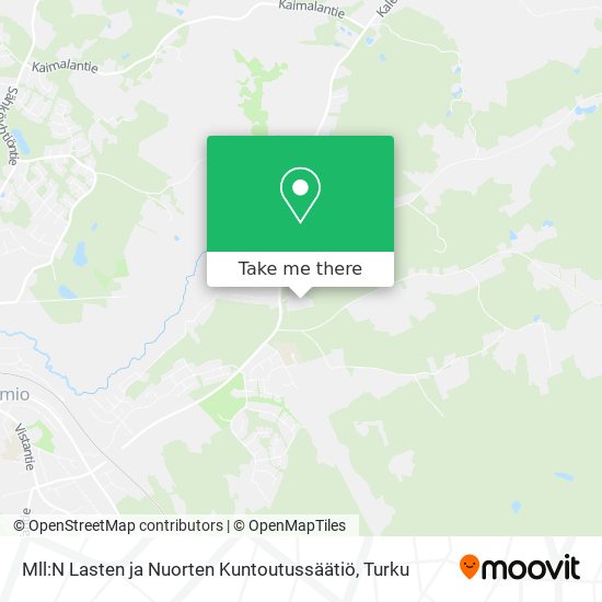 Mll:N Lasten ja Nuorten Kuntoutussäätiö map