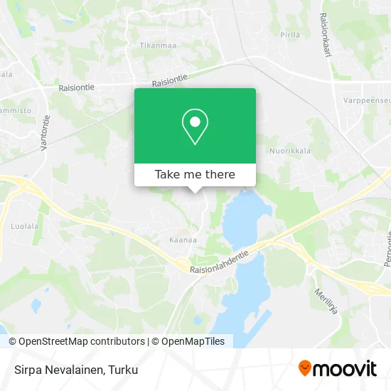 Sirpa Nevalainen map