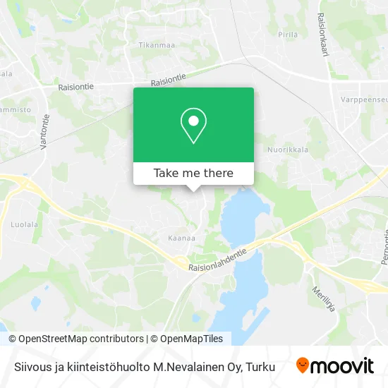 Siivous ja kiinteistöhuolto M.Nevalainen Oy map