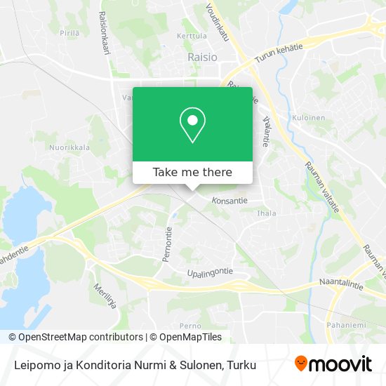 Leipomo ja Konditoria Nurmi & Sulonen map