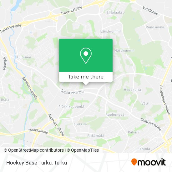 Hockey Base Turku map