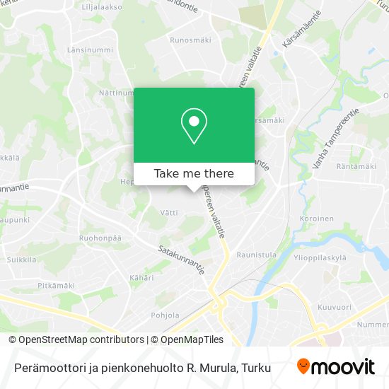 Perämoottori ja pienkonehuolto R. Murula map