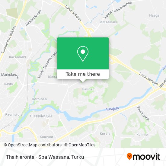 Thaihieronta - Spa Wassana map