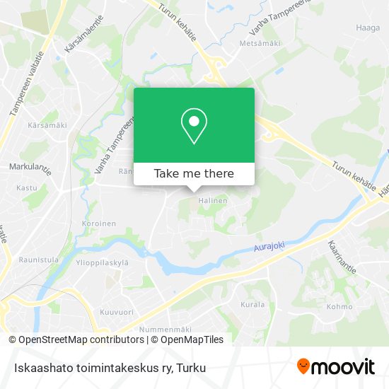 Iskaashato toimintakeskus ry map