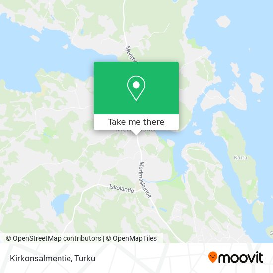 Kirkonsalmentie map