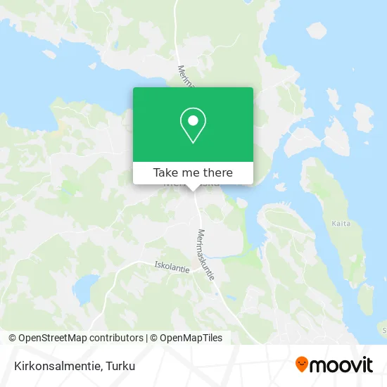 Kirkonsalmentie map