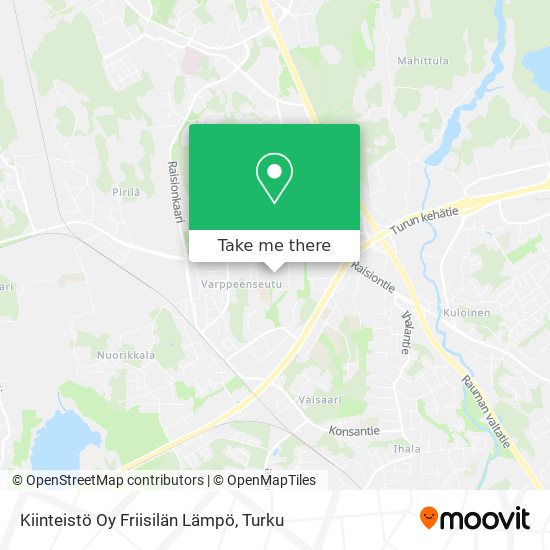 Kiinteistö Oy Friisilän Lämpö map