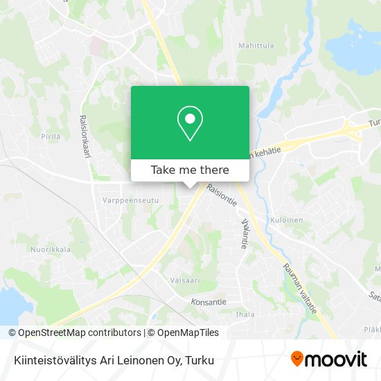 Kiinteistövälitys Ari Leinonen Oy map