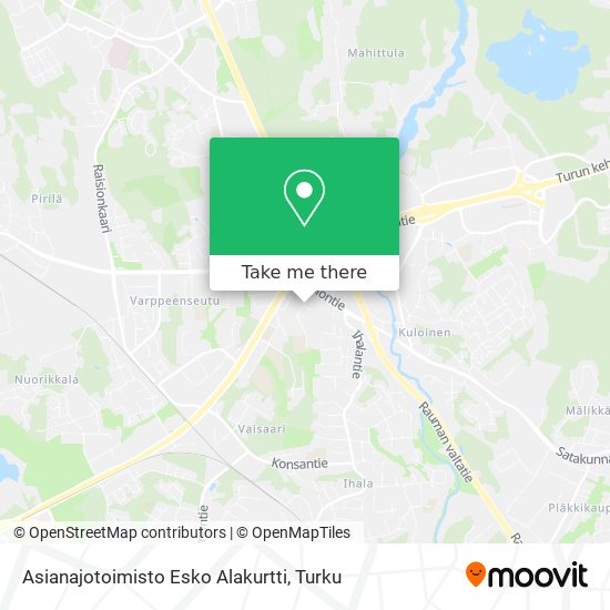 Asianajotoimisto Esko Alakurtti map