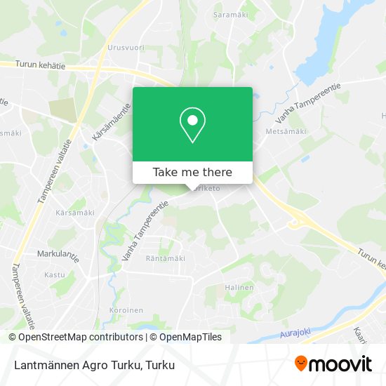 Lantmännen Agro Turku map