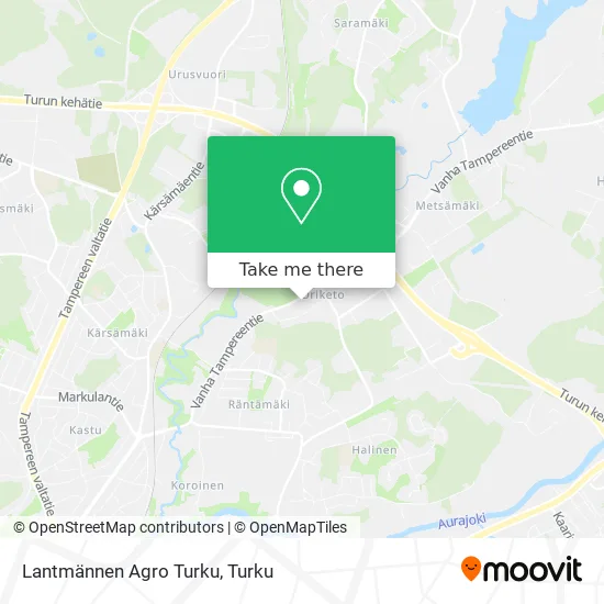 Lantmännen Agro Turku map