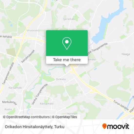 Orikedon Hirsitalonäyttely map
