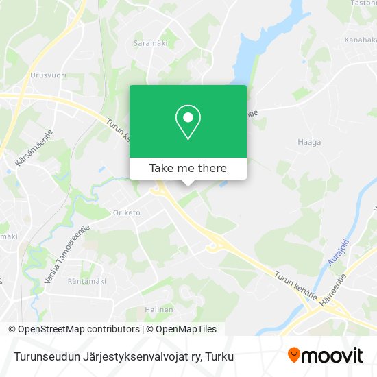 Turunseudun Järjestyksenvalvojat ry map