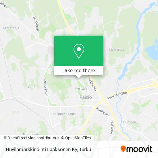 Huvilamarkkinointi Laaksonen Ky map