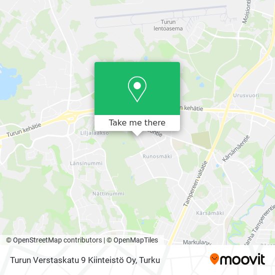 Turun Verstaskatu 9 Kiinteistö Oy map