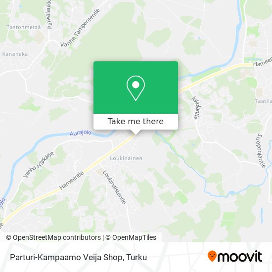 Parturi-Kampaamo Veija Shop map