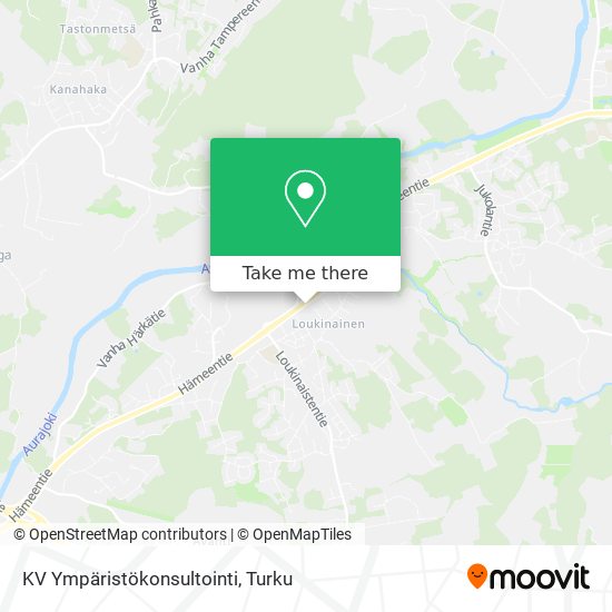 KV Ympäristökonsultointi map
