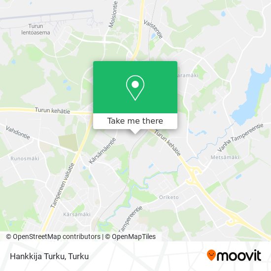 Hankkija Turku map