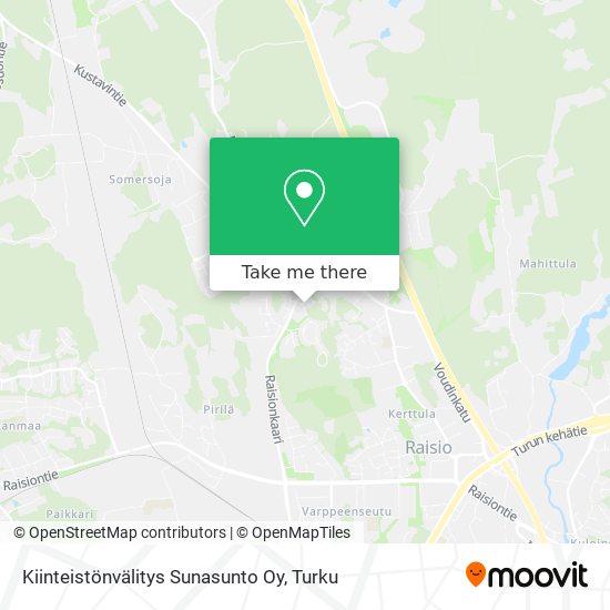 Kiinteistönvälitys Sunasunto Oy map
