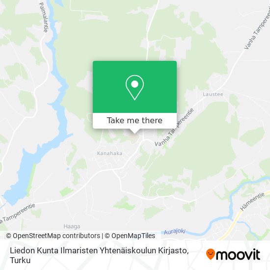 Liedon Kunta Ilmaristen Yhtenäiskoulun Kirjasto map