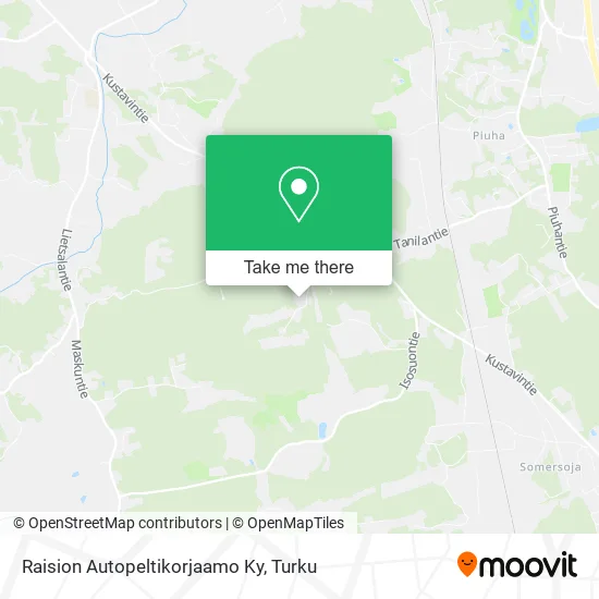 Raisio Auto Body Repair map