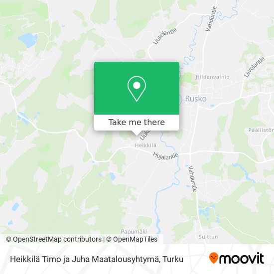 Heikkilä Timo ja Juha Maatalousyhtymä map