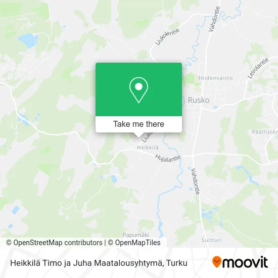 Heikkilä Timo and Juha Agricultural Partnership map