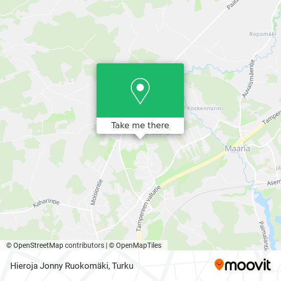 Hieroja Jonny Ruokomäki map