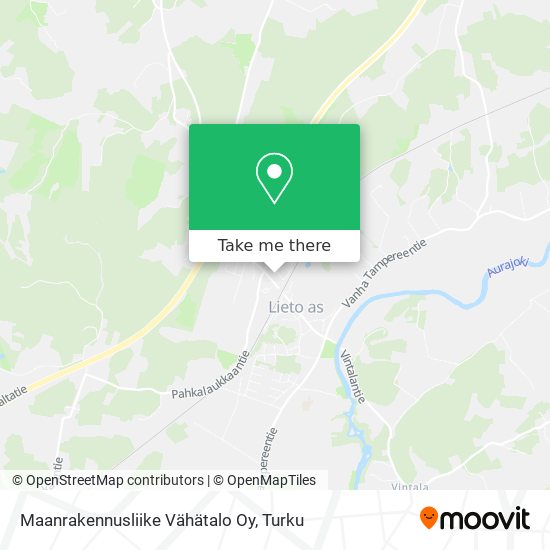 Maanrakennusliike Vähätalo Oy map