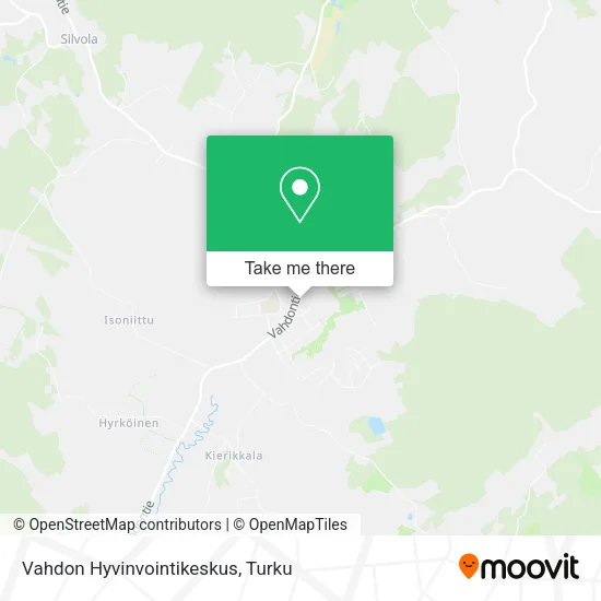 Vahdon Hyvinvointikeskus map
