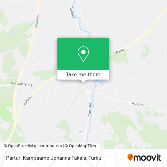 Parturi Kampaamo Johanna Takala map