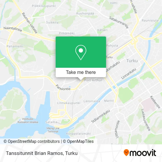 Tanssitunnit Brian Ramos map