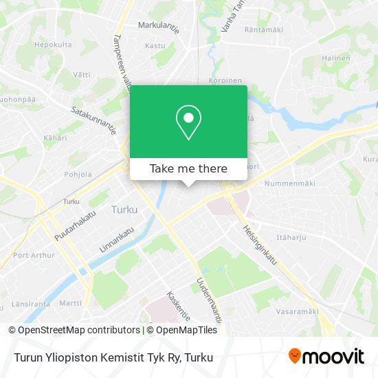Turun Yliopiston Kemistit Tyk Ry map