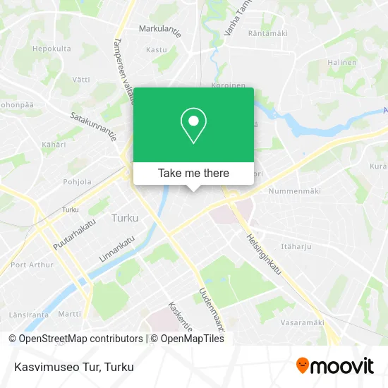 Kasvimuseo Tur map