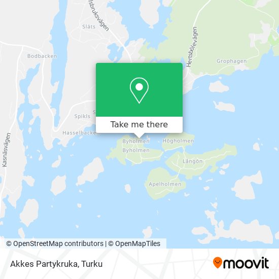 Akkes Partykruka map