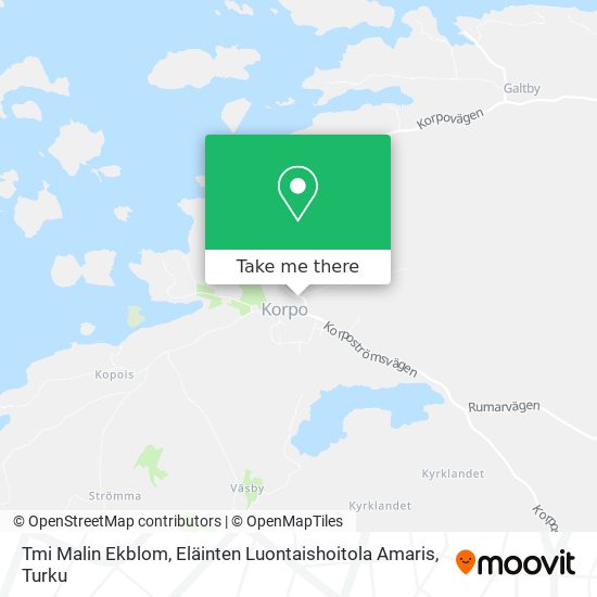 Tmi Malin Ekblom, Eläinten Luontaishoitola Amaris map