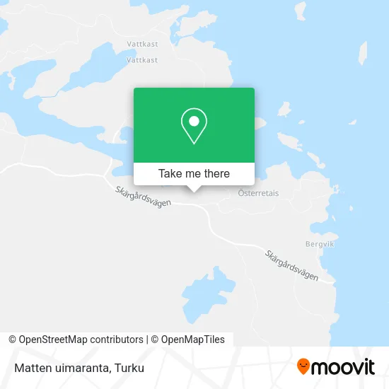 Matten uimaranta map