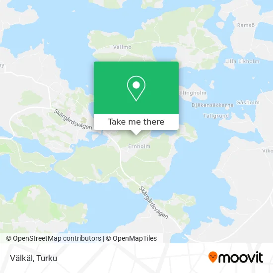 Välkäl map